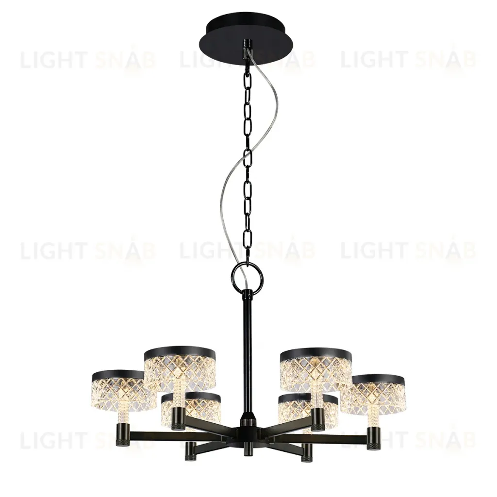 Подвесная люстра Delight Collection MD21020075 MD21020075-6A matt black MD21020075-6A matt black