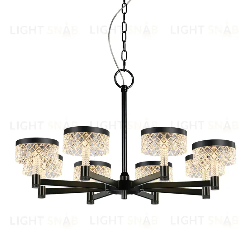 Подвесная люстра Delight Collection MD21020075 MD21020075-8A matt black MD21020075-8A matt black