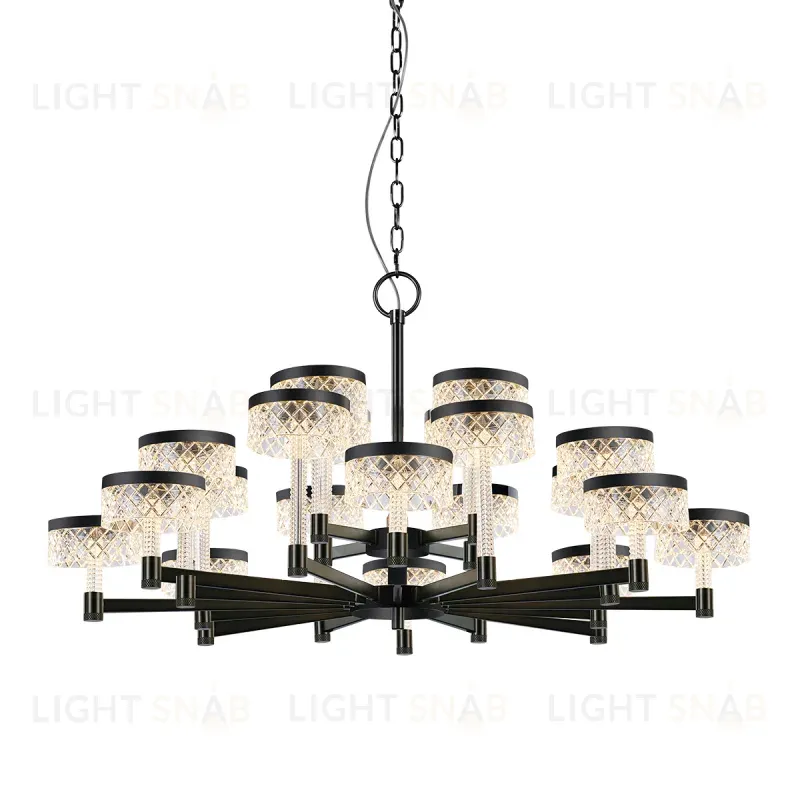 Подвесная люстра Delight Collection MD21020075 MD21020075-20A matt black MD21020075-20A matt black