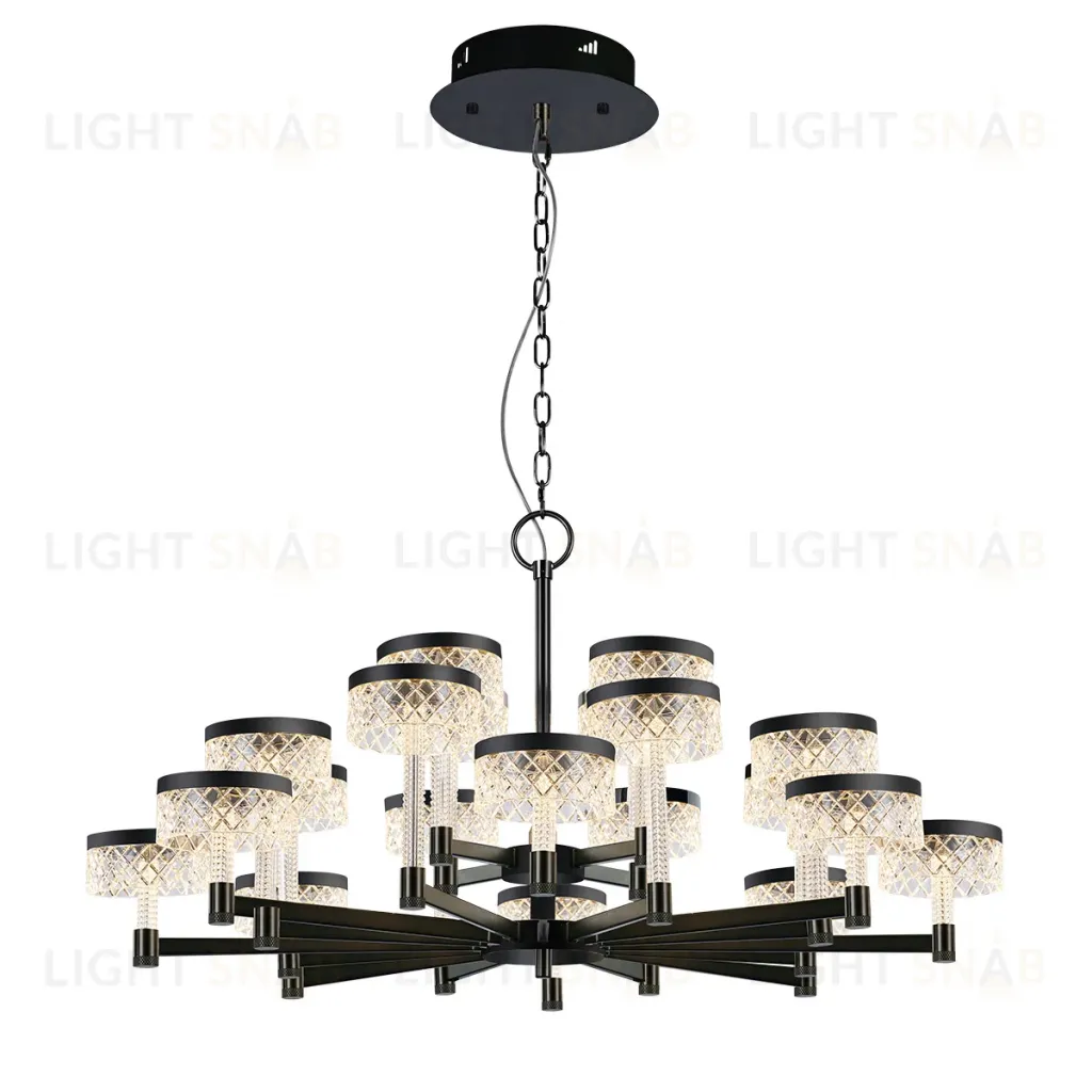 Подвесная люстра Delight Collection MD21020075 MD21020075-20A matt black MD21020075-20A matt black