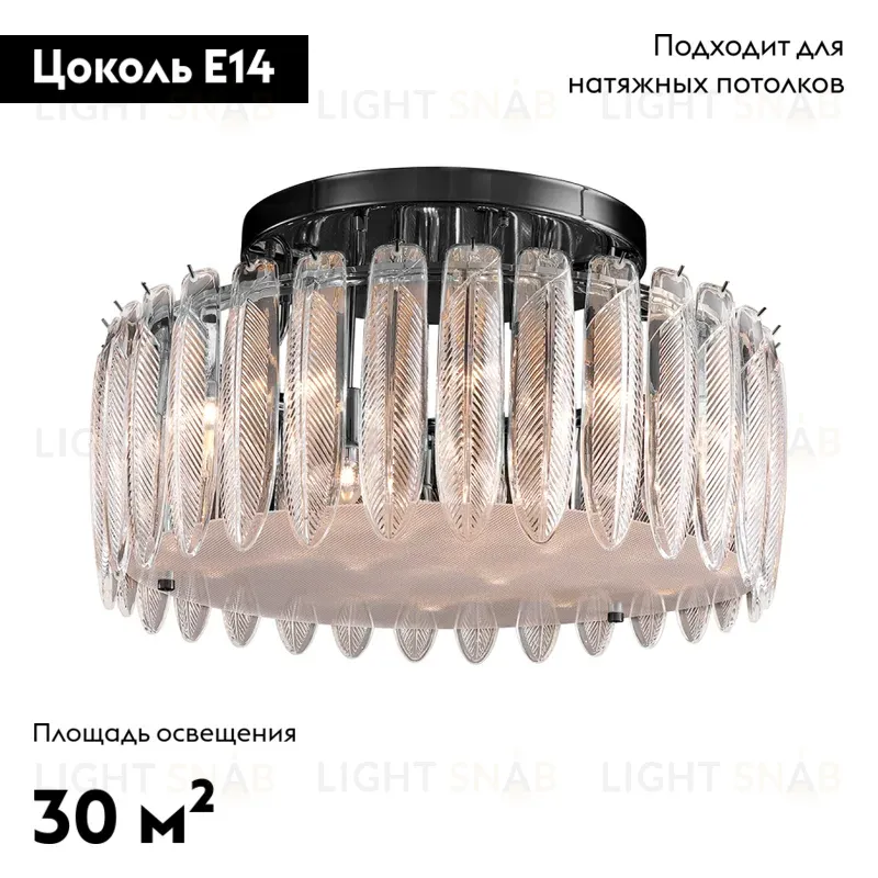 Потолочная люстра Delight Collection MD22027002 MX22027002-D85 matt black MX22027002-D85 matt black