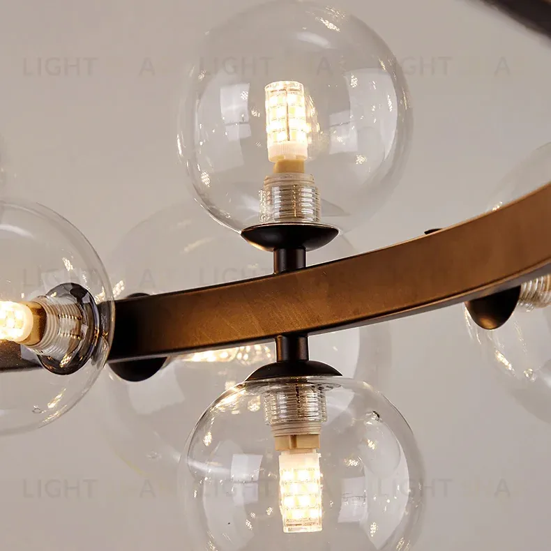 Подвесной светильник Delight Collection Art Deco Bubble 8828P/L black/clear 8828P/L black/clear