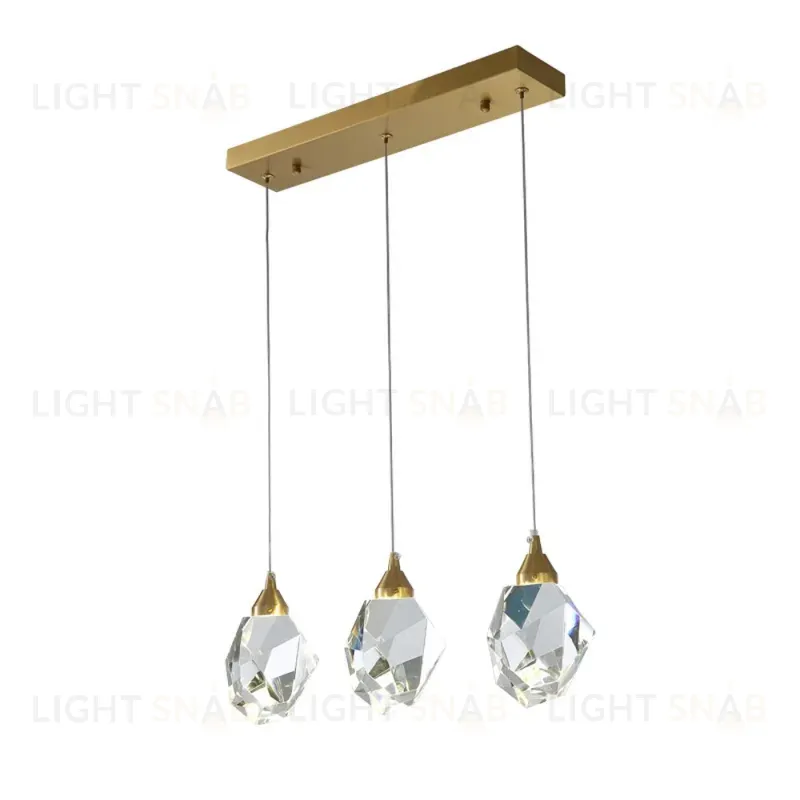 Подвесной светильник Delight Collection Crystal rock II 9701P/3L brass 9701P/3L brass