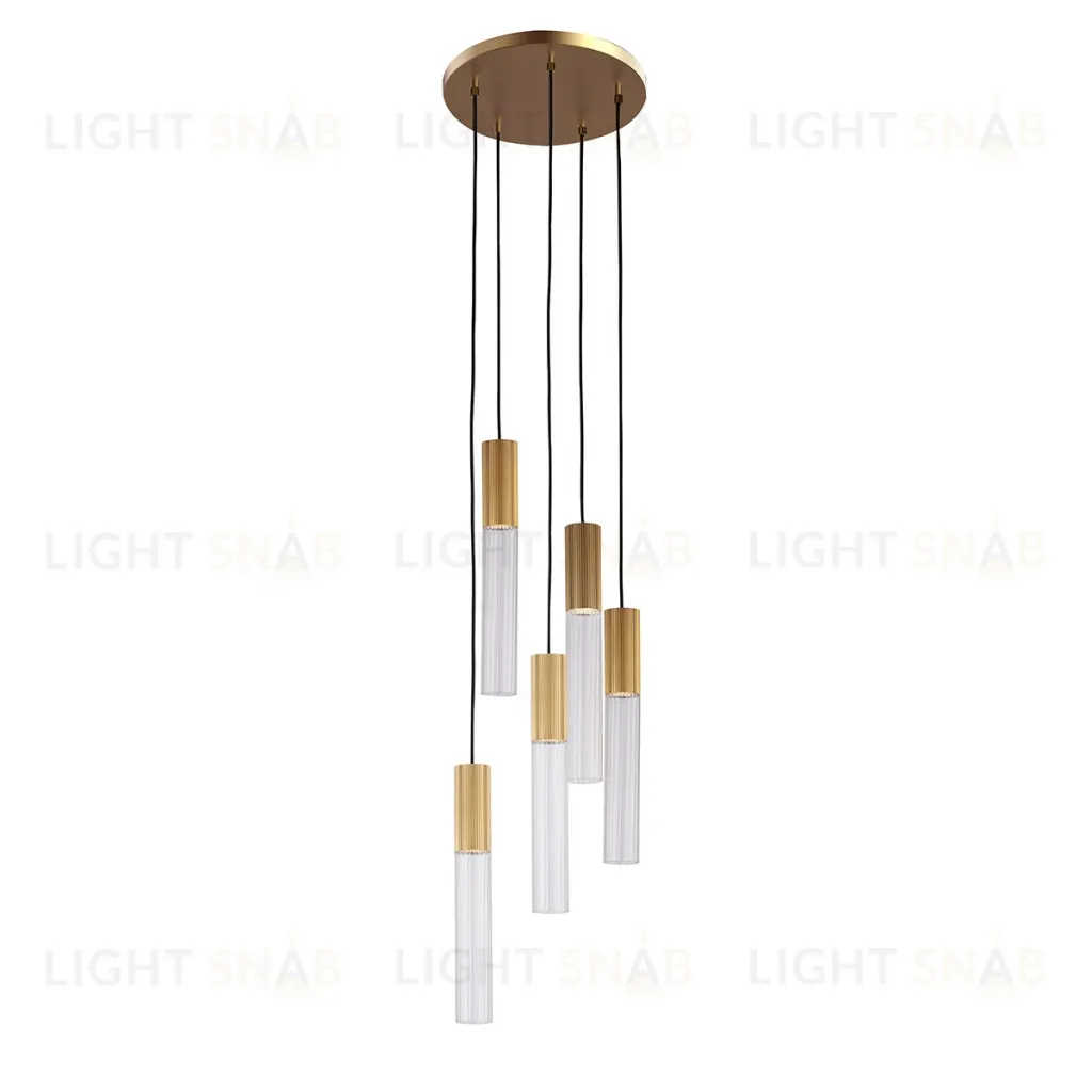 Подвесной светильник Delight Collection Flume MD2045-5A ant.brass MD2045-5A ant.brass