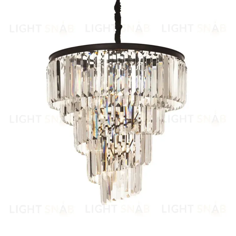 Подвесная люстра Delight Collection Helix KR0262P-10 black/clear KR0262P-10 black/clear