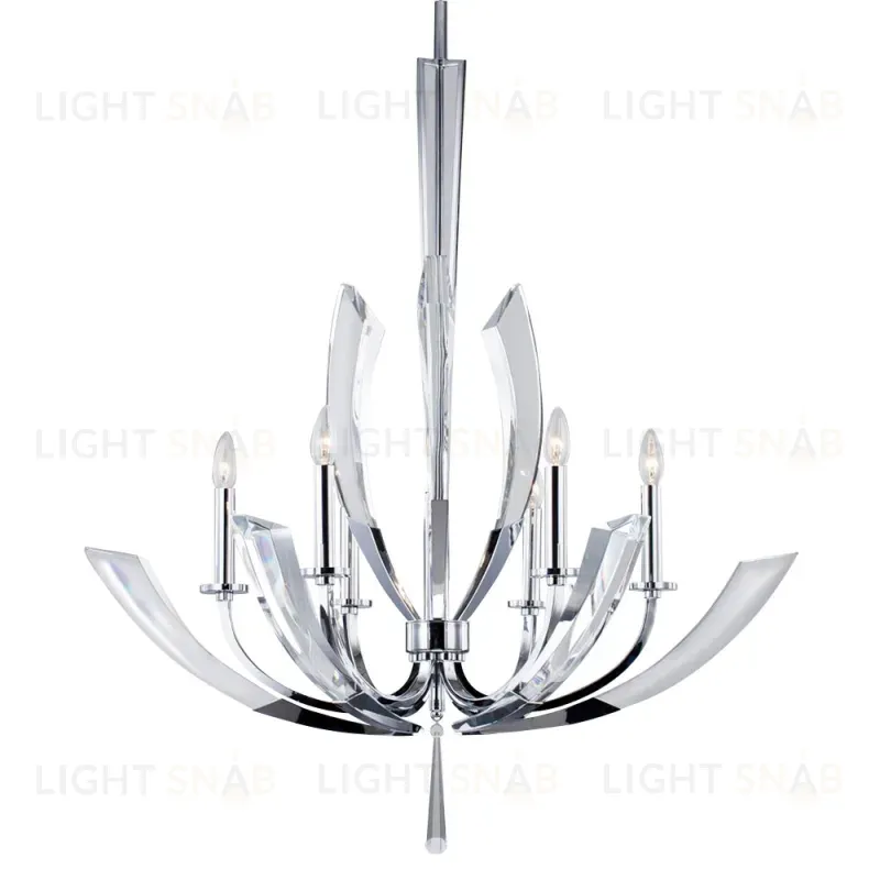 Подвесная люстра Delight Collection Ice Kingdom P68028L-6 chrome P68028L-6 chrome