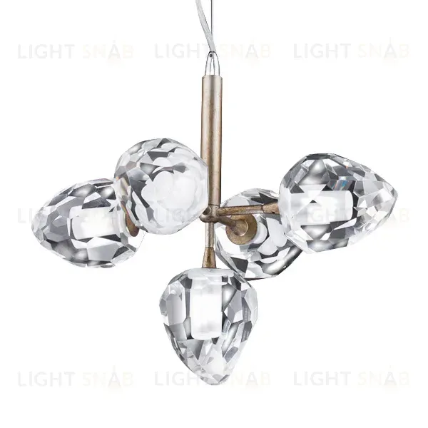 Подвесная люстра Delight Collection On the Rocks P68038M-5 gold P68038M-5 gold