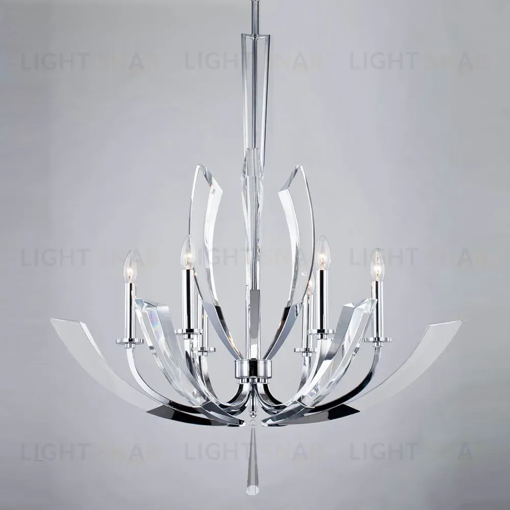 Подвесная люстра Delight Collection Ice Kingdom P68028L-6 chrome P68028L-6 chrome