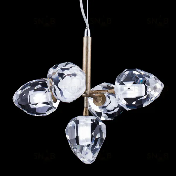 Подвесная люстра Delight Collection On the Rocks P68038M-5 gold P68038M-5 gold
