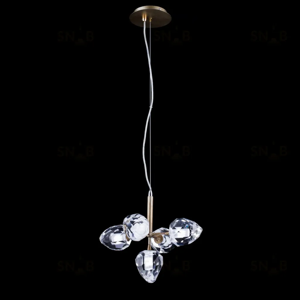 Подвесная люстра Delight Collection On the Rocks P68038M-5 gold P68038M-5 gold
