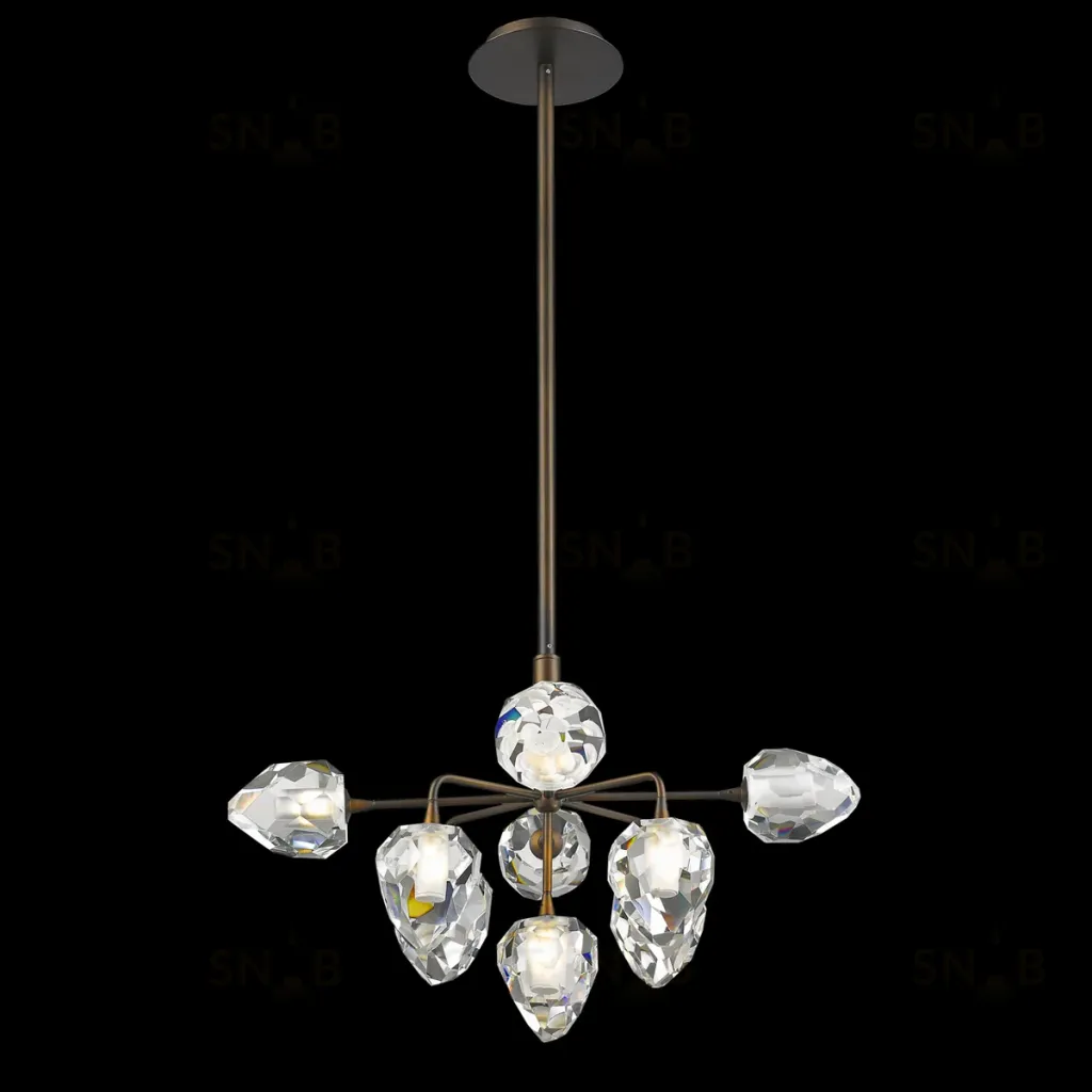 Подвесная люстра Delight Collection On the Rocks P68038L-9 gold P68038L-9 gold