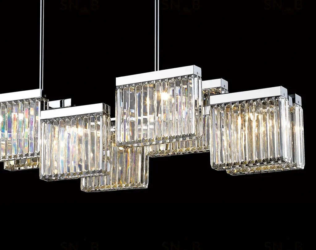 Люстра на штанге Delight Collection Broadway EP68031L-10 chrome EP68031L-10 chrome