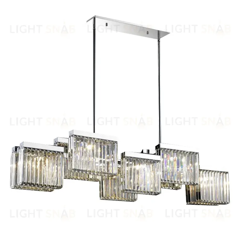 Люстра на штанге Delight Collection Broadway EP68031L-10 chrome EP68031L-10 chrome