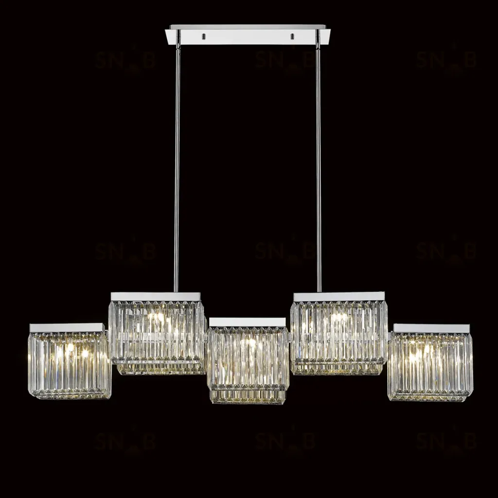 Люстра на штанге Delight Collection Broadway EP68031L-10 chrome EP68031L-10 chrome