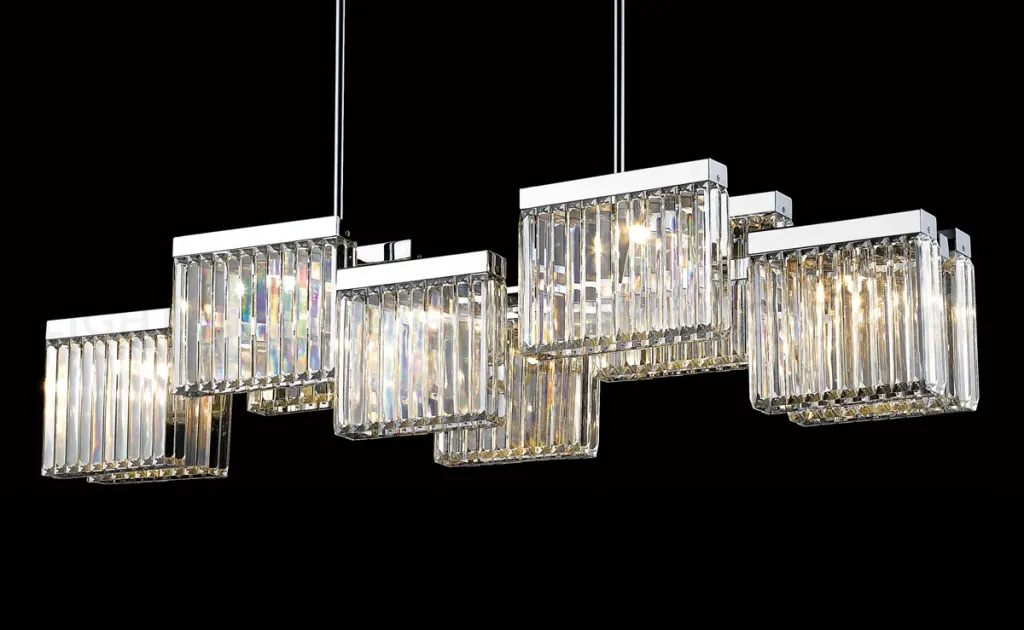 Люстра на штанге Delight Collection Broadway EP68031L-10 chrome EP68031L-10 chrome
