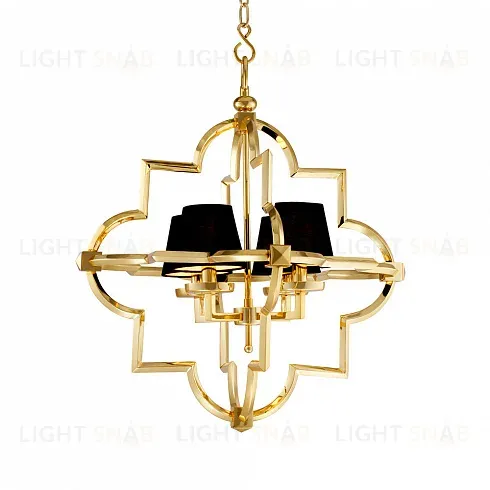 Подвесная люстра Delight Collection Mandeville KM0728P-4M gold/black KM0728P-4M gold/black