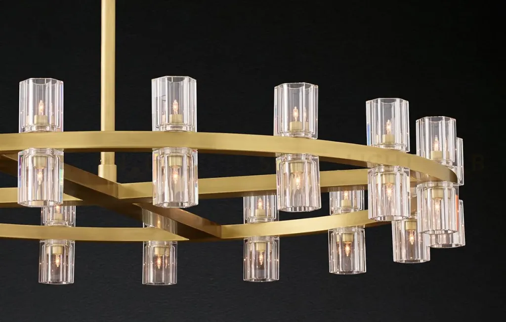 Люстра на штанге Delight Collection Arcachon KM1000P-36 brass KM1000P-36 brass