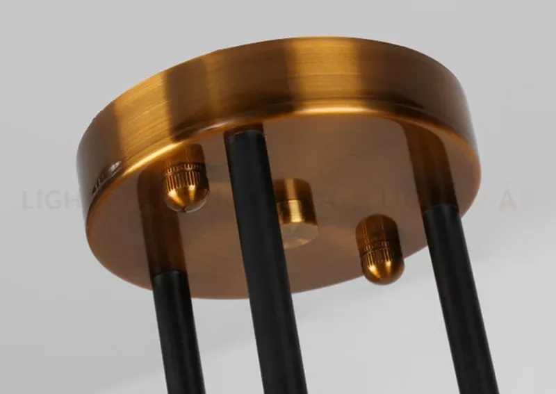 Люстра на штанге Delight Collection Bistro Globe 9389P/6 black/gold 9389P/6 black/gold