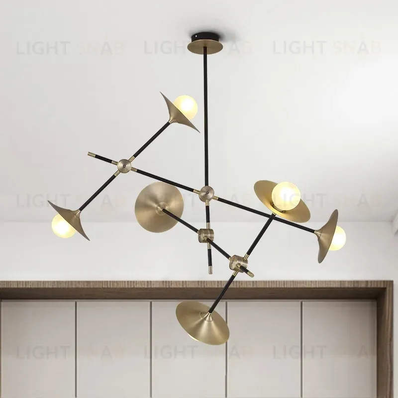 Люстра на штанге Delight Collection 9256P/6 gold 9256P/6 gold