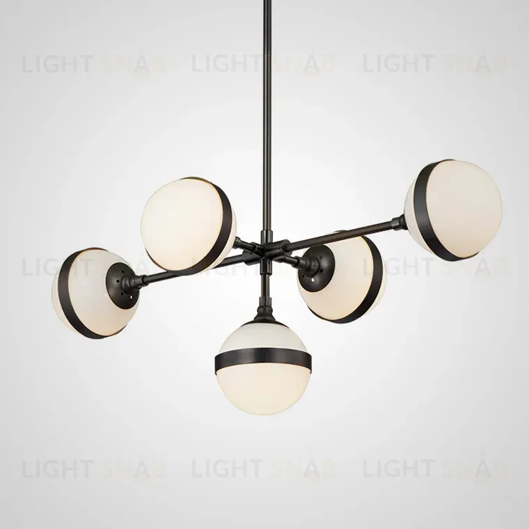 Люстра на штанге Delight Collection Peggy 9252P/5L black 9252P/5L black