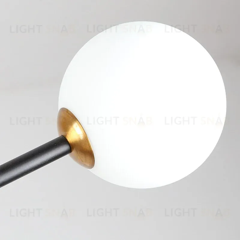 Люстра на штанге Delight Collection Bistro Globe 9389P/9 black/gold 9389P/9 black/gold