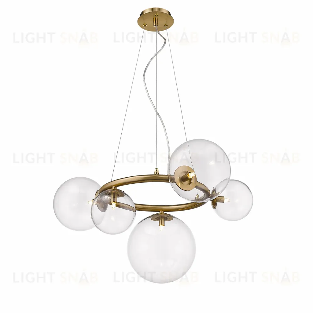 Подвесная люстра Delight Collection Puppet P68092-5 brass P68092-5 brass
