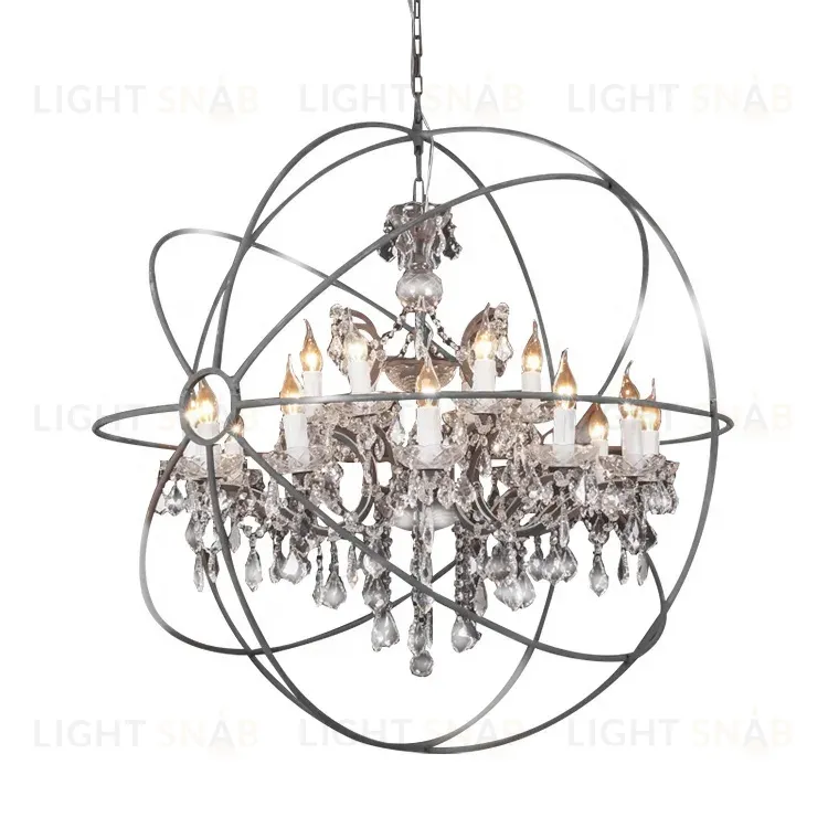 Подвесная люстра Delight Collection Foucault'S Orb 5014-D10 chrome 5014-D10 chrome