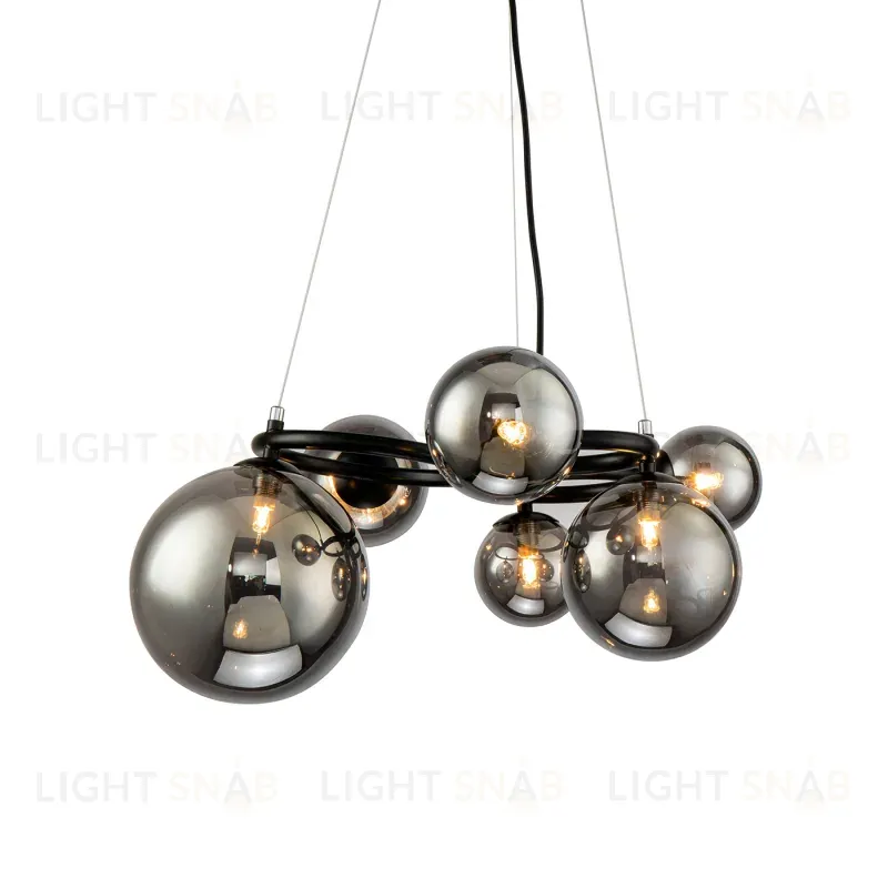 Подвесная люстра Delight Collection Wendt KG1202P-6 grey/clear KG1202P-6 grey/clear