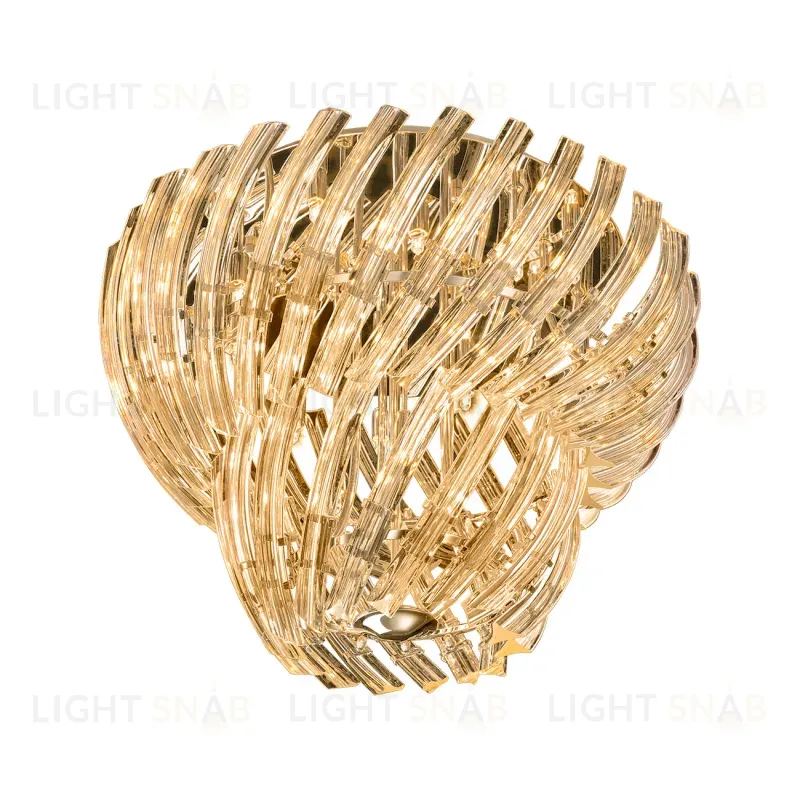Потолочная люстра Delight Collection Calligo 4424-600 ti-gold/amber 4424-600 ti-gold/amber