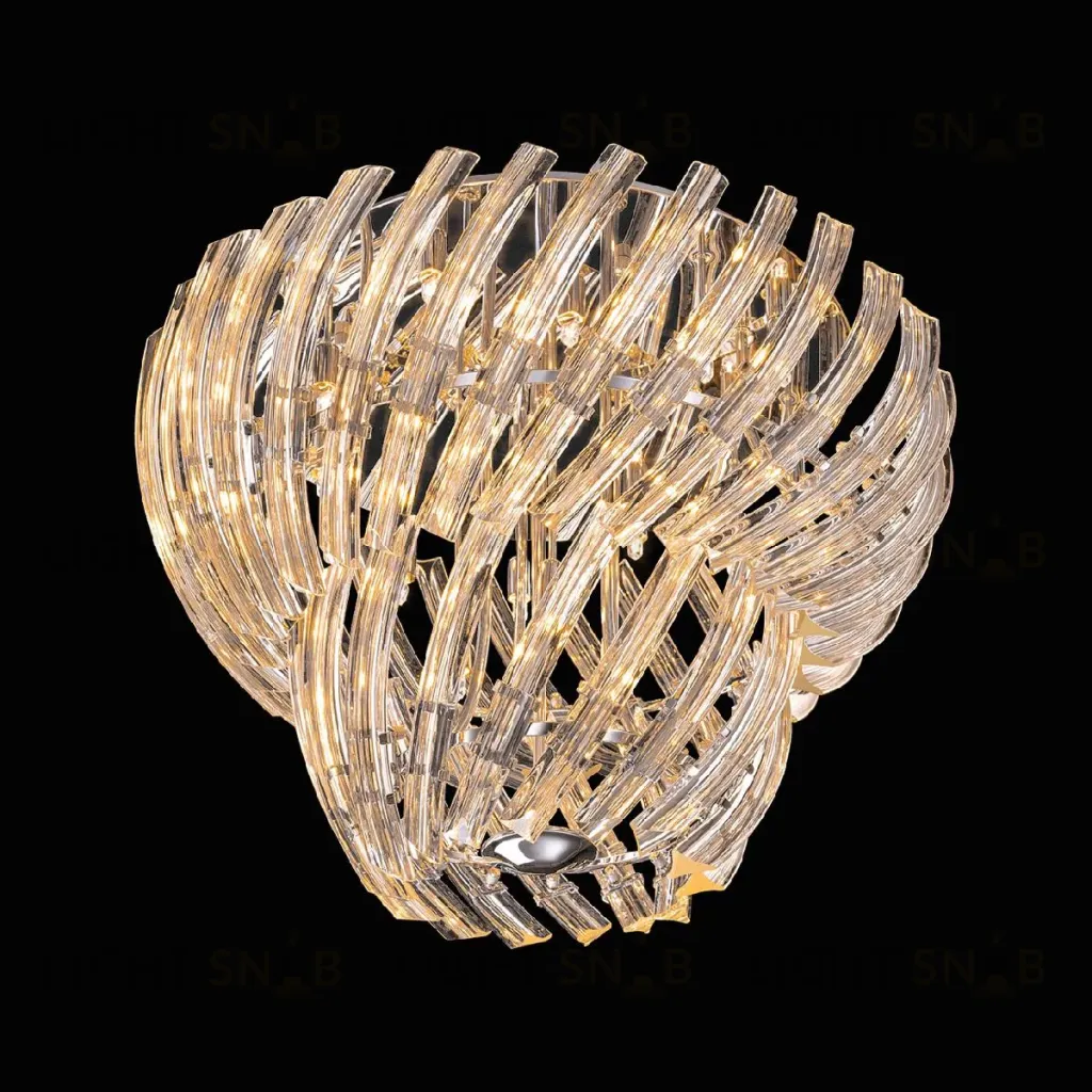 Потолочная люстра Delight Collection Calligo 4424-600 ti-gold/amber 4424-600 ti-gold/amber