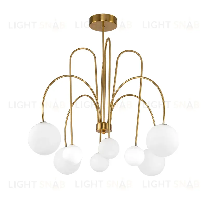Люстра на штанге Delight Collection KG1213P-8 brass KG1213P-8 brass