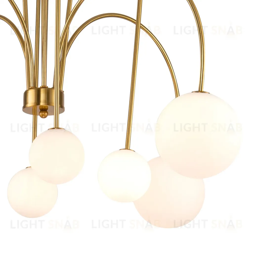Люстра на штанге Delight Collection KG1213P-8 brass KG1213P-8 brass