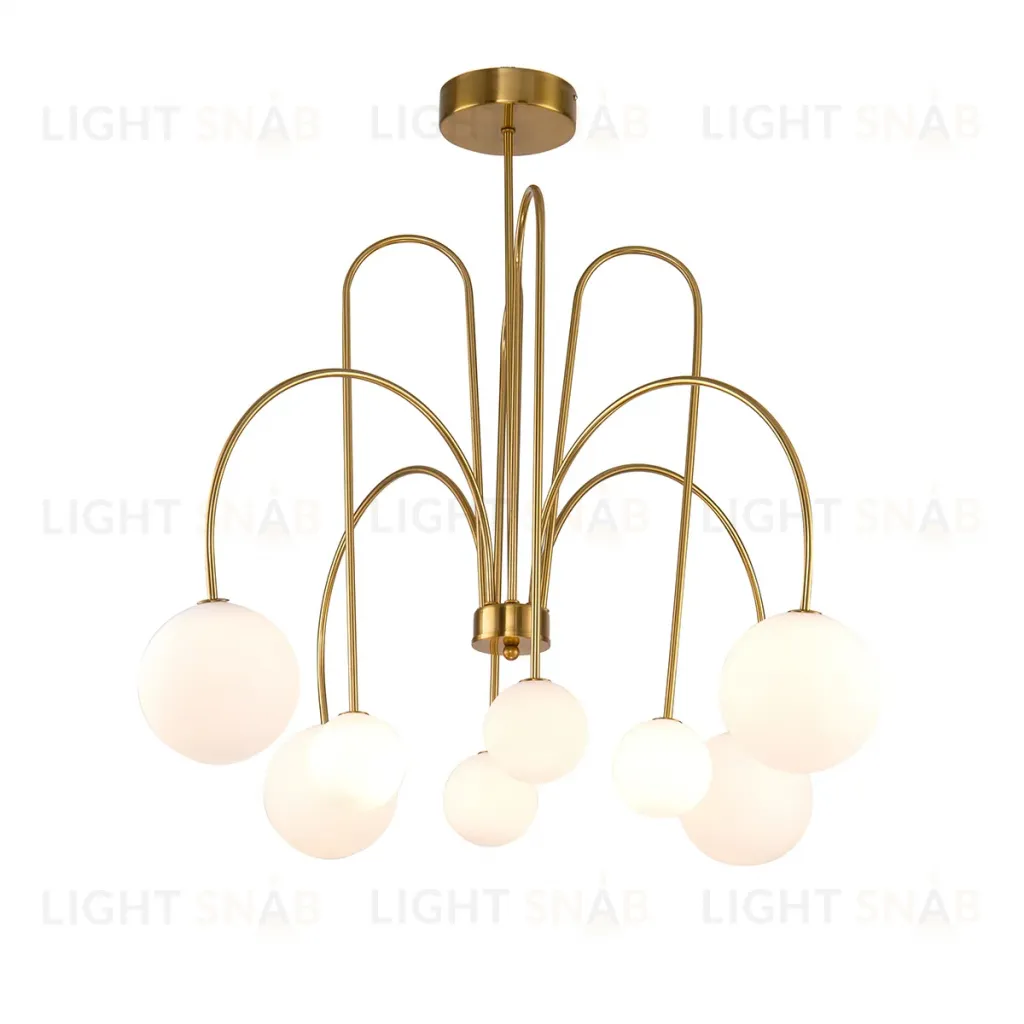 Люстра на штанге Delight Collection KG1213P-8 brass KG1213P-8 brass
