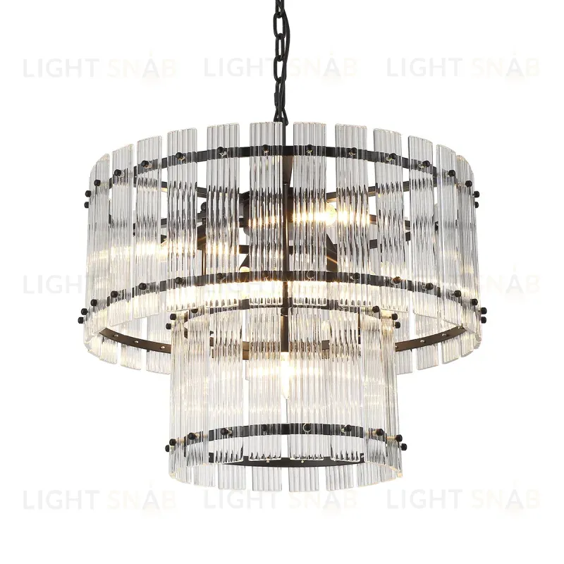 Подвесная люстра Delight Collection Ruby KG1112P-7 black/clear KG1112P-7 black/clear