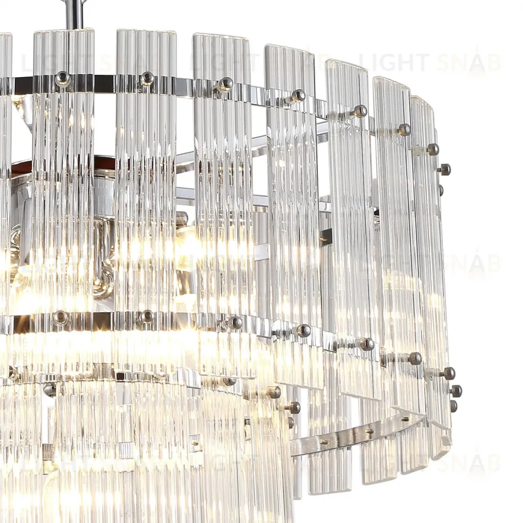 Подвесная люстра Delight Collection Ruby KG1112P-7 chrome/clear KG1112P-7 chrome/clear