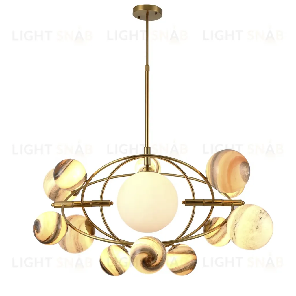Подвесная люстра Delight Collection Planet KG1122P-13B brass KG1122P-13B brass