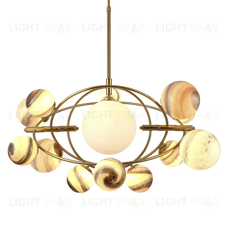 Подвесная люстра Delight Collection Planet KG1122P-13B brass KG1122P-13B brass