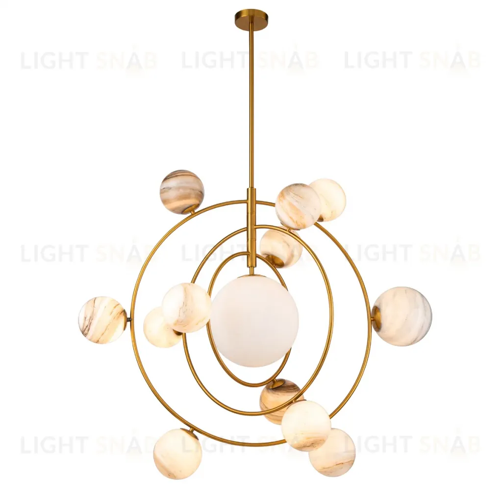 Люстра на штанге Delight Collection Planet KG1122P-13 brass KG1122P-13 brass