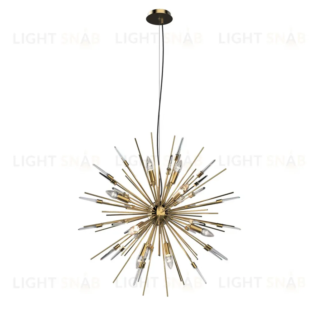 Подвесная люстра Delight Collection Boivin MD2094-12A gold/clear crystal MD2094-12A gold/clear crystal