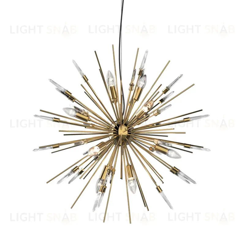 Подвесная люстра Delight Collection Boivin MD2094-12A gold/rock crystal MD2094-12A gold/rock crystal