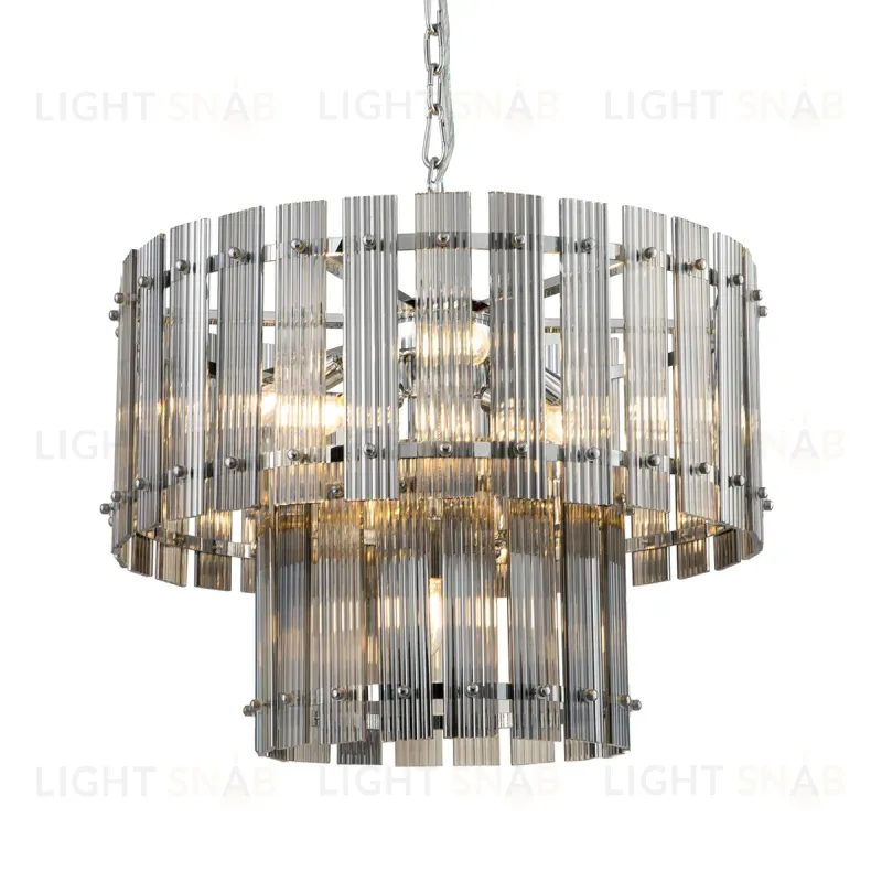 Подвесная люстра Delight Collection Ruby KG1112P-7 chrome/smoky KG1112P-7 chrome/smoky