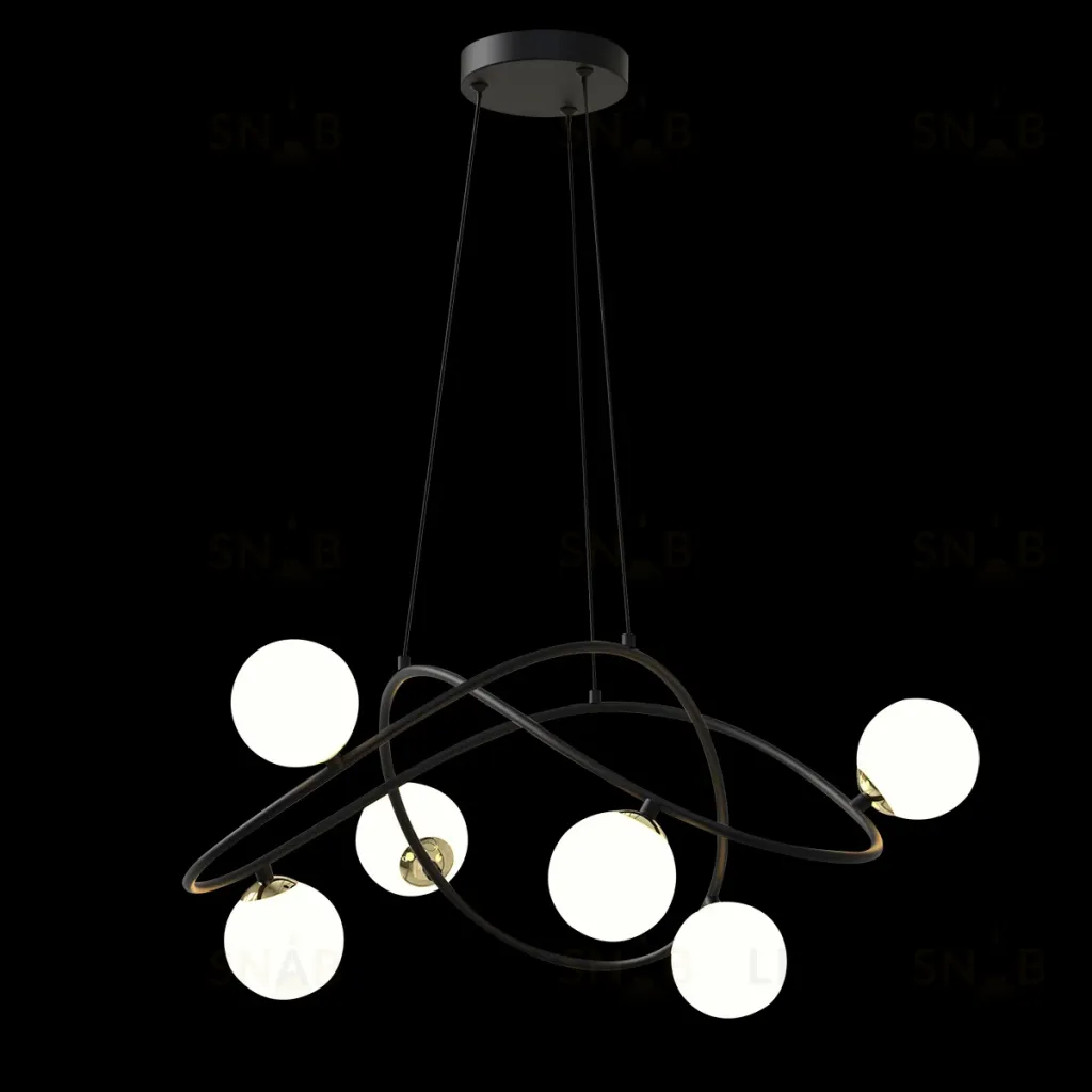 Подвесная люстра Delight Collection P0691-6A black P0691-6A black
