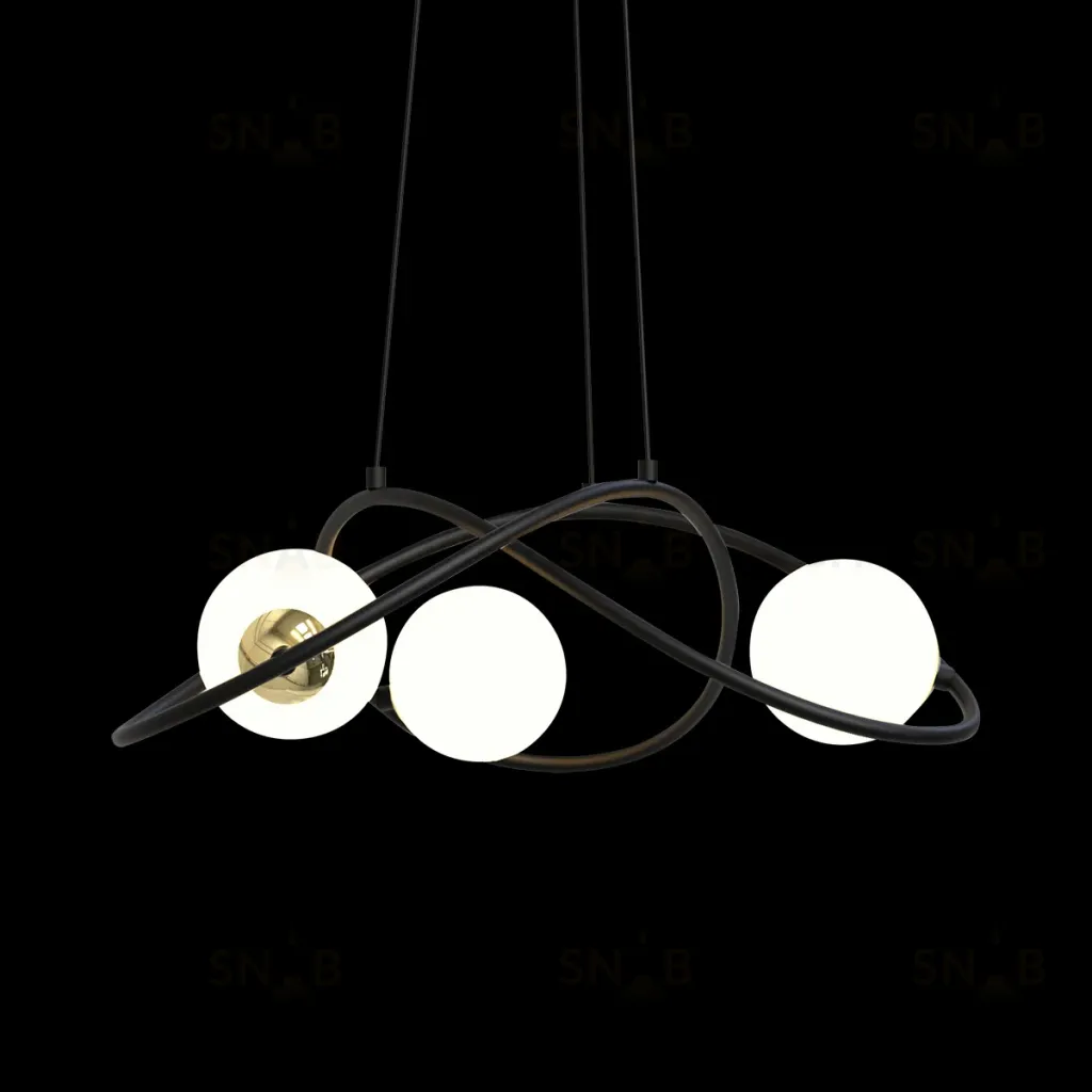 Подвесная люстра Delight Collection P0691-3A black P0691-3A black