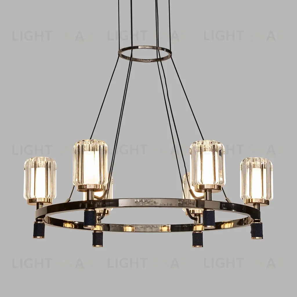 Подвесная люстра Delight Collection P0738-6A gold/pearl black P0738-6A gold/pearl black