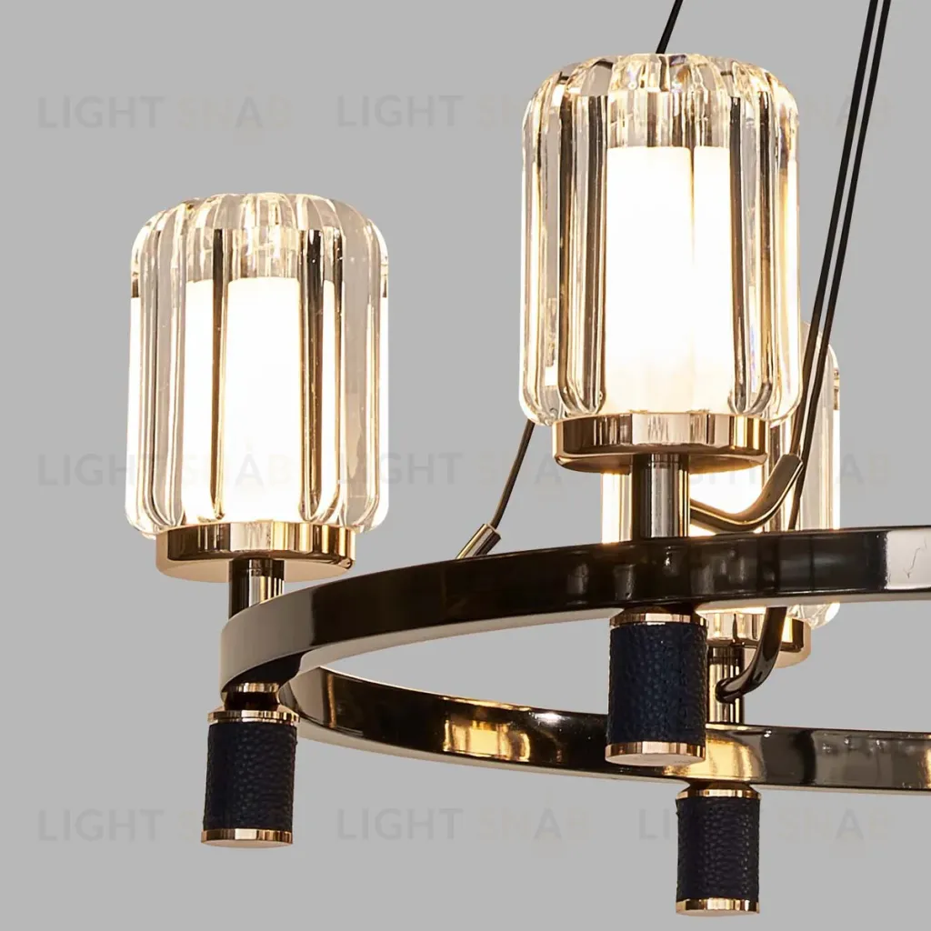 Подвесная люстра Delight Collection P0738-6A gold/pearl black P0738-6A gold/pearl black