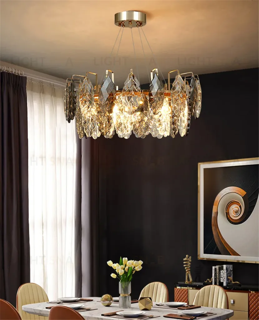 Подвесная люстра Delight Collection D8011P/R-600 gold/smoky D8011P/R-600 gold/smoky