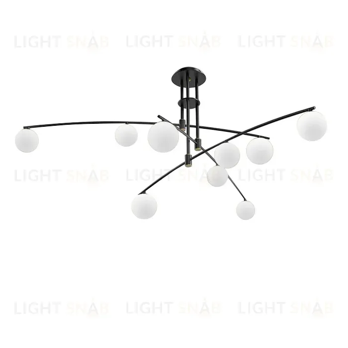 Люстра на штанге Delight Collection 8119P/9 black 8119P/9 black
