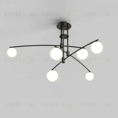Люстра на штанге Delight Collection 8119P/6 black 8119P/6 black