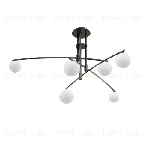 Люстра на штанге Delight Collection 8119P/6 black 8119P/6 black