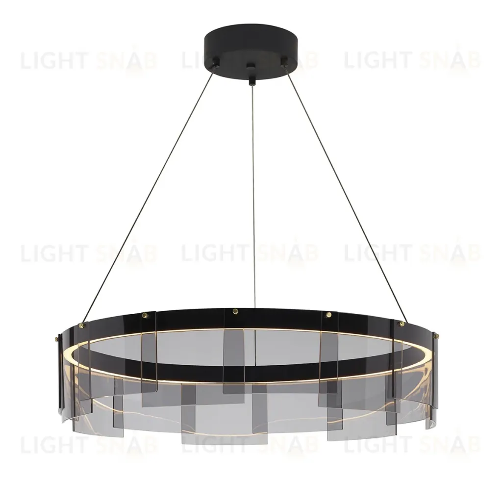 Подвесная люстра Delight Collection Stratos D8825P/L black/smoky D8825P/L black/smoky